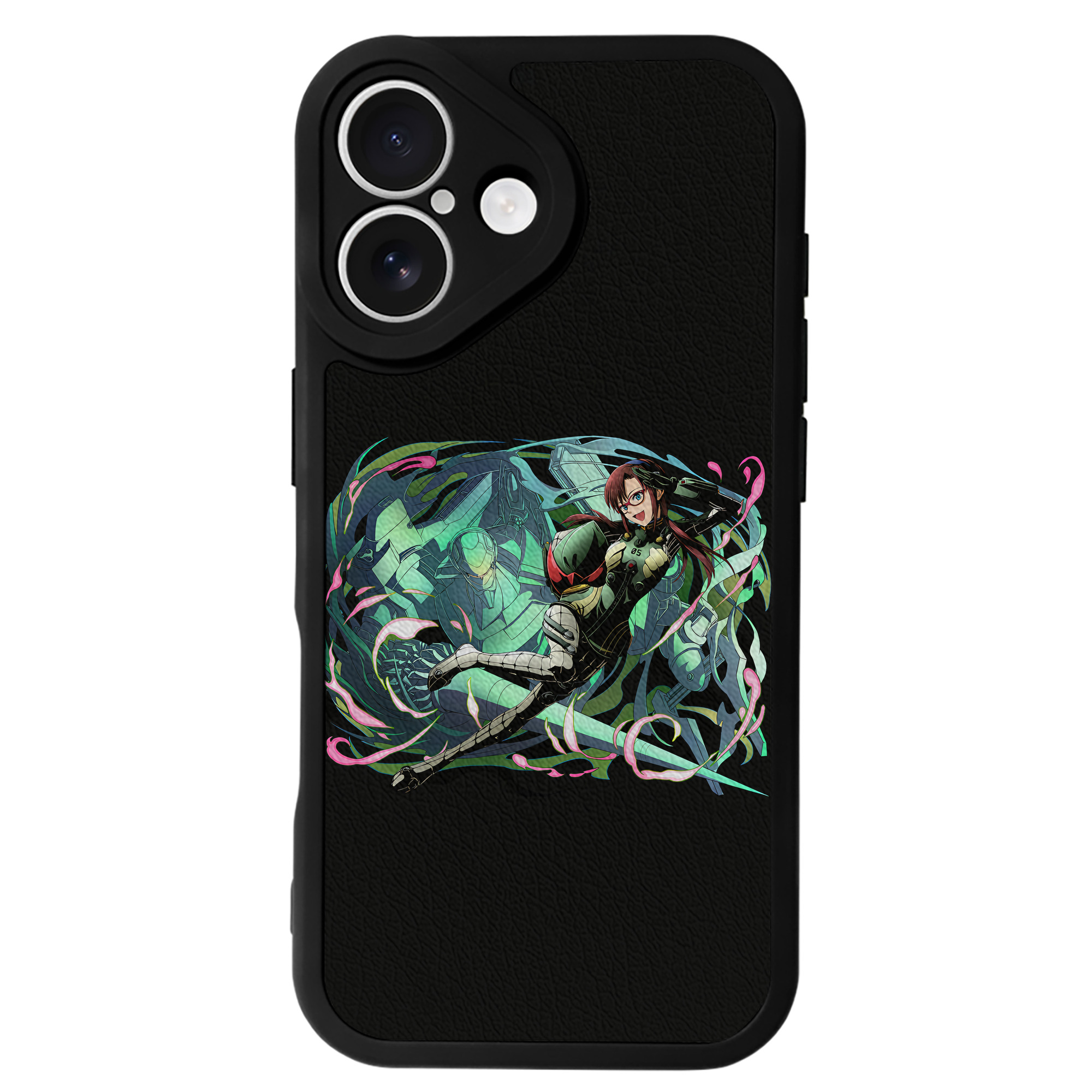 （画像用） EVA 新世紀エヴァンゲリオン 【iPhone 16シリーズ対応】シリコンスマホケース（レザー調） 材質：シリコン